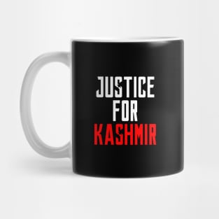 Justice For Kashmir Lockdown By India We Stand With Kashmir Mug